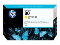 HP Original 80 Druckerpatrone gelb 4.400 Seiten 350ml (C4848A)