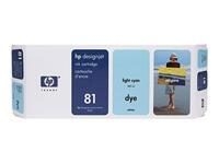 HP Original 81 Druckerpatrone cyan hell 680ml (C4934A)