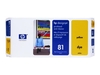 HP Original 81 Druckkopf gelb 13ml (C4953A)