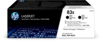 HP Original 83X Toner Doppelpack schwarz hohe Kapazität 2 x 2.200 Seiten (CF283XD)