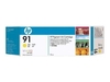 HP Original 91 Druckerpatronen 3x gelb 775ml (C9485A)