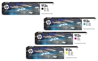 HP Original 913A Druckerpatronen - 4er Multipack (L0R95AE,  F6T77AE,  F6T78AE,  F6T79AE)