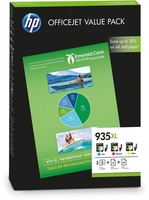 HP Original 935XL Valuepack Druckerpatronen cyan magenta gelb825 Seiten (F6U78AE)