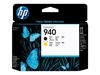 HP Original 940 Druckkopf schwarz gelb 13ml (C4900A)