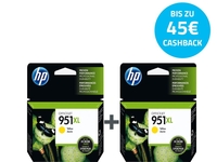 HP Original 951XL Druckerpatronen Doppelpack gelb 3.000 Seiten 17ml
