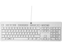 HP USB-Business-Tastatur,  flach,  grau