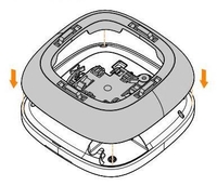 HPE Aruba - Instant On AP22 Einbauplatte Flush Mount