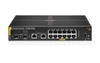 HPE Aruba CX6100 Switch 12-Port 1GBase-T 2-Port 10G SFP 2-Port 1GbE 139W Klasse 4 PoE rackfähig