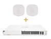HPE Aruba Instant On 1960 24G PoE inkl. 2x HPE Aruba Instant On AP25 Access Point ohne Netzteil