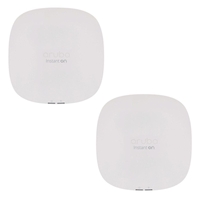 HPE Aruba Instant On 2x AP25 (RW) ohne Netzteil Access Point 4x4 Wi-Fi 6 Indoor PoE fähig (Set 2xR9B28A)