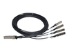 HPE FlexNetwork X240 40G QSFP+ to 4x10G SFP+ 5m Direct Attach Copper Splitter Cable