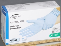 HYGONORM Handschuhe Einmalhands Gr.XL 250St.Nitril XL Blau