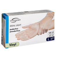 HYGONORM unisex Einmalhandschuhe IDEAL LIGHT weiß Größe L - 100 Stück