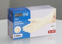 HYGOSTAR Handschuhe Handsch.Latex Puderfrei S 100x S weiß