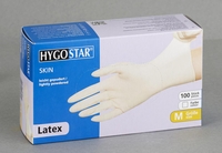 HYGOSTAR Handschuhe Handschuhe Latex Gepudert M M weiß