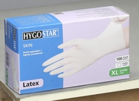 HYGOSTAR Handschuhe Handschuhe Latex Gepudert XL XL weiß