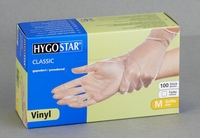 HYGOSTAR Handschuhe Handschuhe Vinyl Gepu.M, 100 St M Transparent