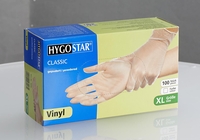 HYGOSTAR Handschuhe Handschuhe Vinyl Gepu.XL100 St XL Transparent