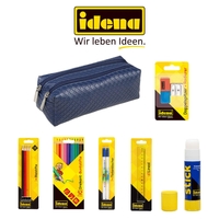 Idena Federmäppchen blau