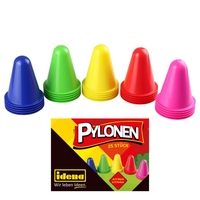 Idena Pylon Idena Pylonen 5 Farben 25er 8 cm Mehrfarbig