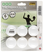 Idena Tischtennisbälle 6 St.