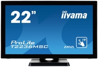 Iiyama Monitor ProLite T2236MSC-B2 LCD-Touch-Display 55, 9 cm (22") schwarz