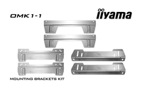 Iiyama OMK1-1 Befestigungswinkel-Kit (6 Halterungen) für 34er-Serie Displays