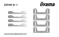 Iiyama OMK5-1 - Montagekomponente (4 Halterungen) - für TF1615MC