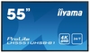 Iiyama Ultra Slim Line LH5551UHSB-B1 Signage Display 138, 68 cm (54, 6 Zoll) 4K UHD,  IPS-Panel,  800 cd/m²,  24/7
