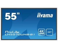 Iiyama Ultra Slim Line LH5570UHB-B1 Signage Display 138, 8 cm (55 Zoll) 4K UHD,  VA-Panel,  700 cd/m²,  24/7,  Android