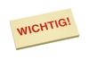 inFO Haftmarker 3x50 inFO Haftmarker Wichtig pastellgelb "WICHTIG!"