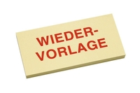 inFO Haftmarker 3x50 inFO Haftmarker Wiederv. pastellgelb "WIEDERVORLAGE"