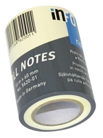 inFO Haftnotizen-Rolle Haftnotizrolle hellgelb Gelb
