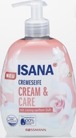 ISANA Flüssigseifen ISANA Seife Cream&Care 500ml 500 ml