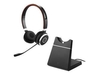 Jabra Evolve 65+ UC Stereo Headset On-Ear Bluetooth,  kabellos mit Ladestation