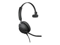Jabra Evolve2 40 MS kabelgebundenes On-Ear Mono Headset mit Geräuschisolierung