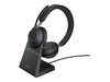 Jabra Evolve2 65 MS Stereo Headset On-Ear schwarz