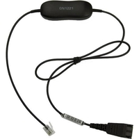 Jabra GN1221 Sound Limiter Headset Kabel mit Quick Disconnect 88007-99