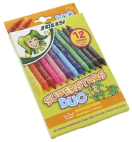 JOLLY Filzstifte JOLLY Fasermaler Duo,  12er 0.3 - 1.6 mm Mehrfarbig