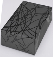 JUNG SCHÖNER VERPACKEN Geschenkpapier Pablo 50 cm x 50 m grau/schwarz