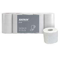 KATRIN Toilettenpapier Toilettenpap 180Bl. 4-lag 70Ro 4-lagig