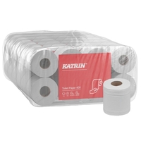 KATRIN Toilettenpapier Toipapier Toilet 400 48Rollen 2-lagig