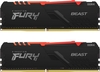 Kingston FURY Beast RGB DIMM Kit 16GB,  DDR4-3200,  CL16-18-18