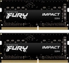Kingston FURY Impact SO-DIMM Kit 16GB,  DDR4-2666,  CL15-17-17