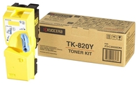 Kyocera Original TK-820Y Toner gelb 7.000 Seiten (1T02HPAEU0) für FS-C8100DN