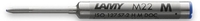 LAMY Kugelschreibermine Lamy Mine M 22,  M,  blau 0.15 mm M (mittel) Blau