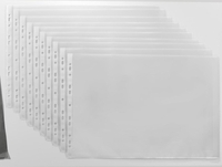 Lands Prospekthüllen Prospekthülle A3 quer 80my DIN A3 quer 0.08 mm Transparent