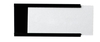 Legamaster Etikettenhalter Etikettenträger 30x90 mm, 24 St Schwarz