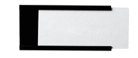 Legamaster Etikettenhalter Etikettenträger 30x90 mm, 24 St Schwarz