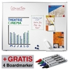 Legamaster Whiteboards A:Whiteb. Premium Plus 60x90 90, 0 x 60, 0 cm emaillierter Stahl weiß